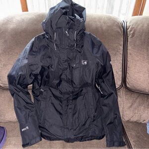 Mountain Hardwear Womens 3 in 1 Ski Coat Jacket Size Sm Black ThermalQ DryQ Rips
